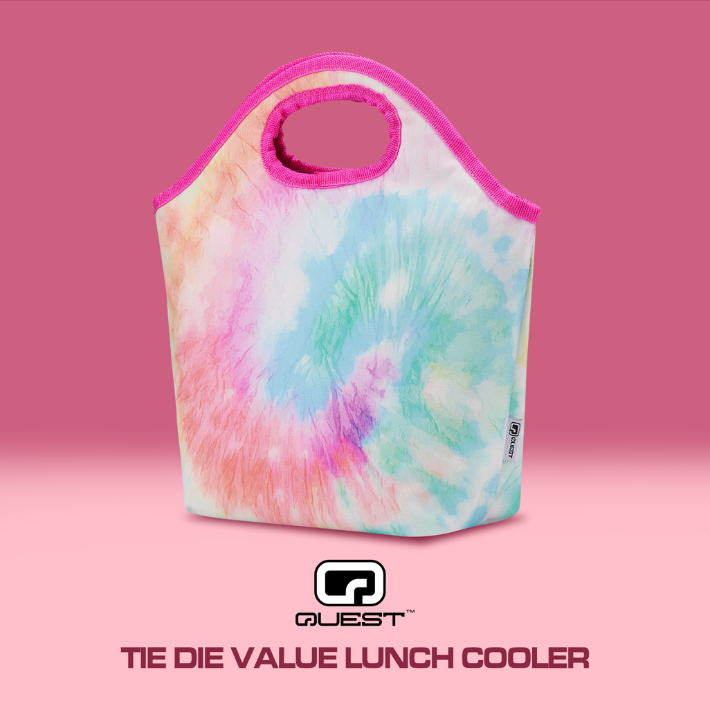Quest Tie Die Value Lunch Cooler Pink