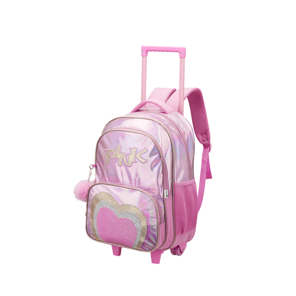 Quest Mirror-Glitz Trolley Backpack Pink