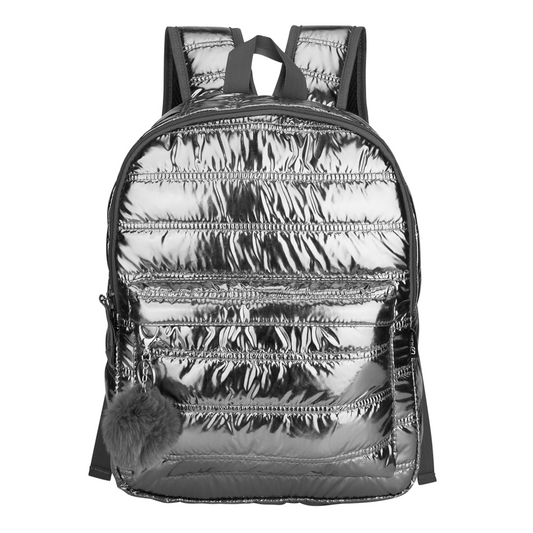 Quest Puffer Backpack Silver