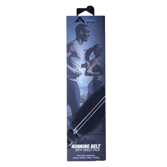 Volkano Active Strap Series Running Belt (Black)