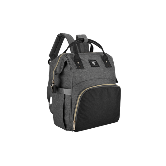 Totes Babe Alma Diaper Backpack Colourblock Grey/ Charcoal