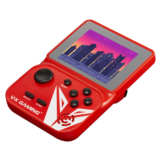 HomeHandheld DevicesVX Gaming Nostalgia Series Handheld Retro Game Station with 4GB Micro SD - Red   VX Gaming Nostalgia Series Handheld Retro Game Station with 4GB Micro SD - Red