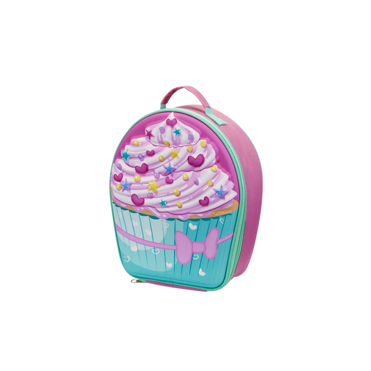 Quest Cupcake 3D EVA Lunch Bag Pink