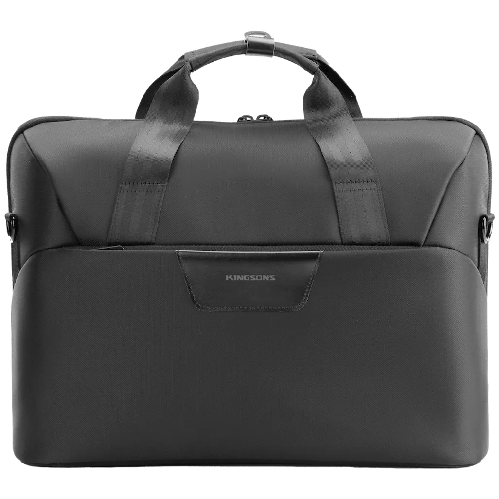 Kingsons Vision Series 15.6 inch Laptop Shoulder Bag - Black