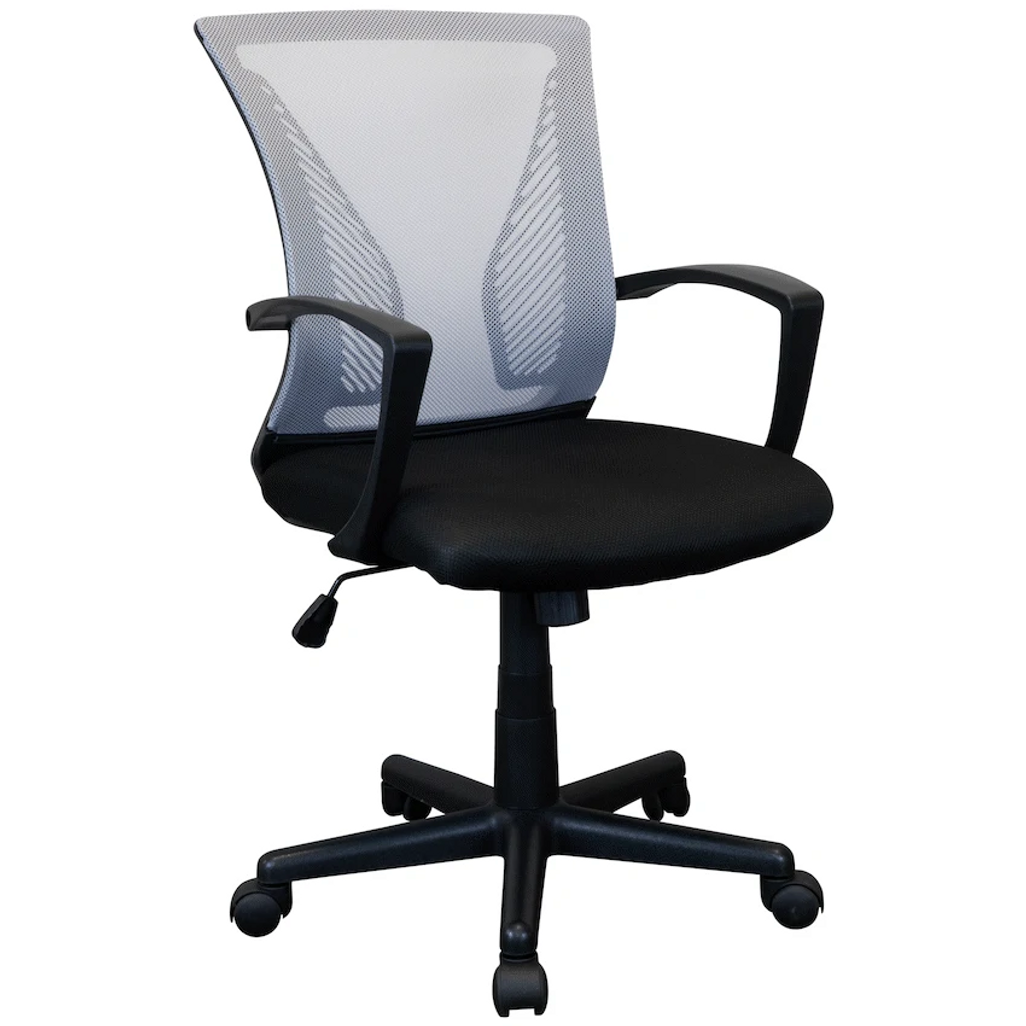 Everfurn Simone Mid-Back Office Chair - White