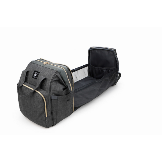 Totes Babe Alma Convertible Diaper Backpack Dark Grey