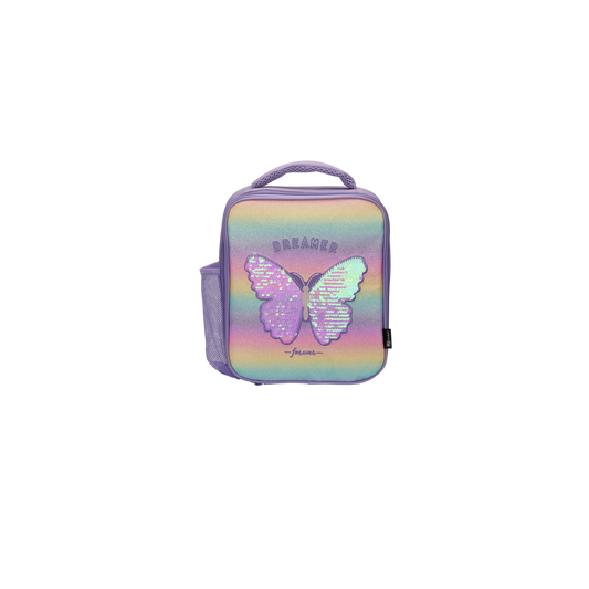 Quest Butterfly Deluxe Lunch Cooler Purple