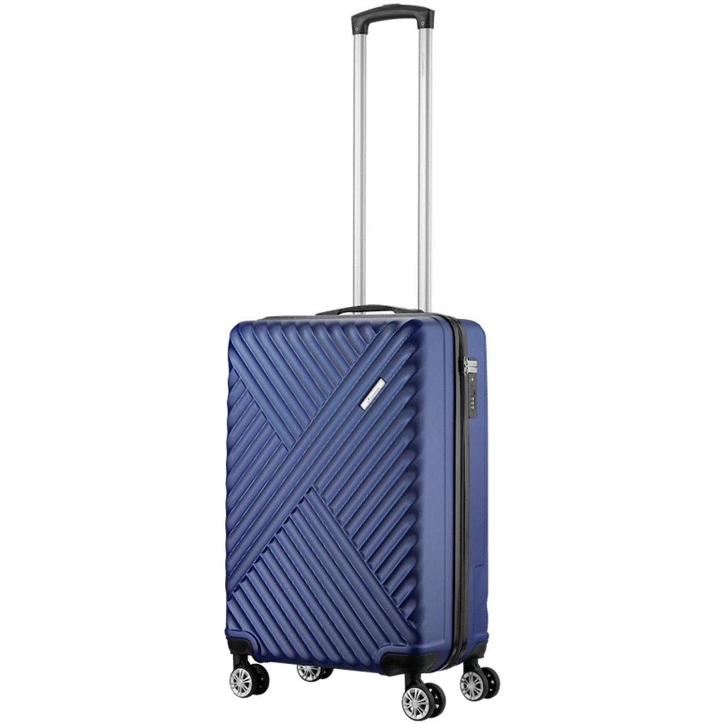 Travelwize Astra ABS 55cm 4-Wheel Spinner Luggage - Navy