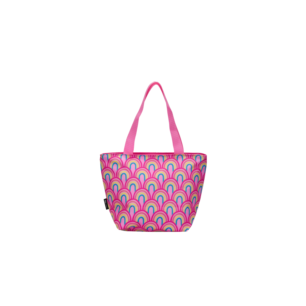 Quest Rainbow Value Lunch Bag Pink
