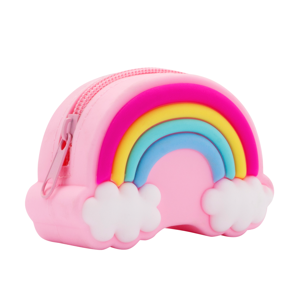 Quest Rainbow Silicone Purse Pink
