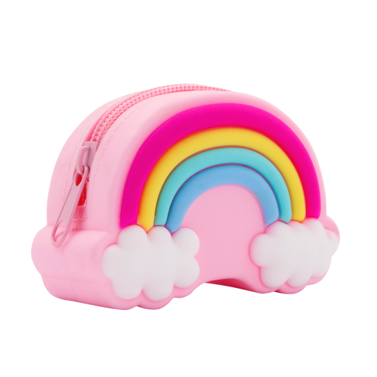 Quest Rainbow Silicone Purse Pink
