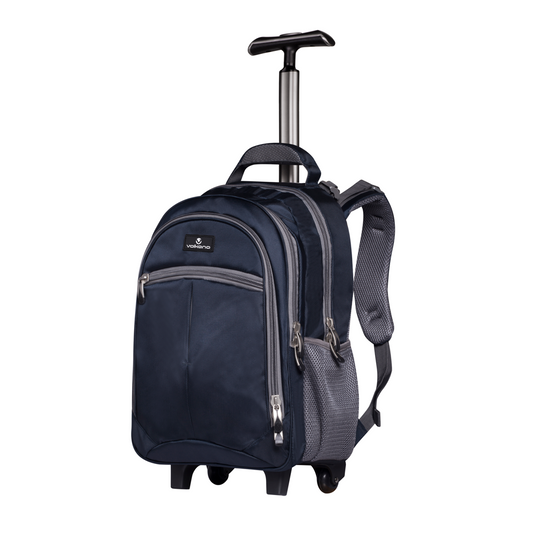 Volkano Orthopaedic Trolley Backpack 35L - Navy/ Grey