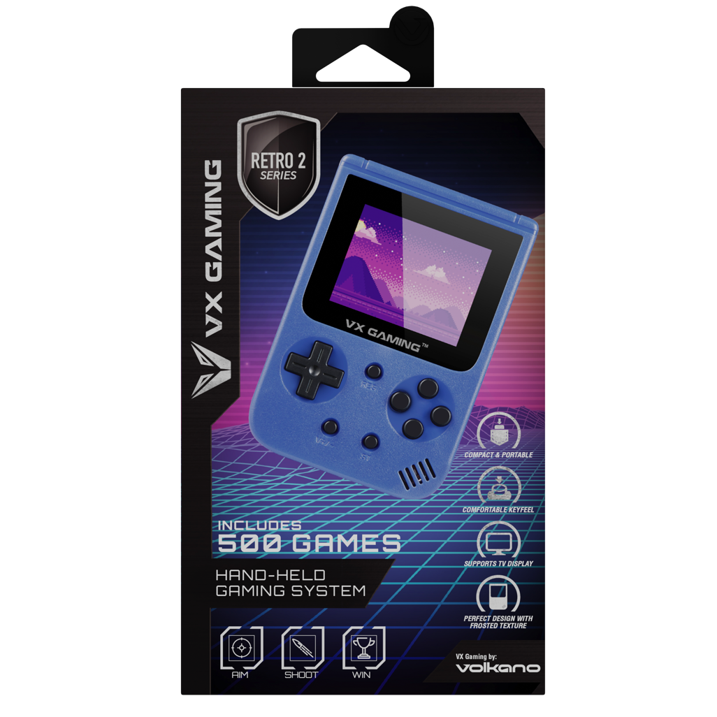 HomeHandheld DevicesVX Gaming Retro2.0 Series Arcade Gaming Machine 500-in-1, Hand Held Gaming System VX Gaming Retro2.0 Series Arcade Gaming Machine 500-in-1, Hand Held Gaming System