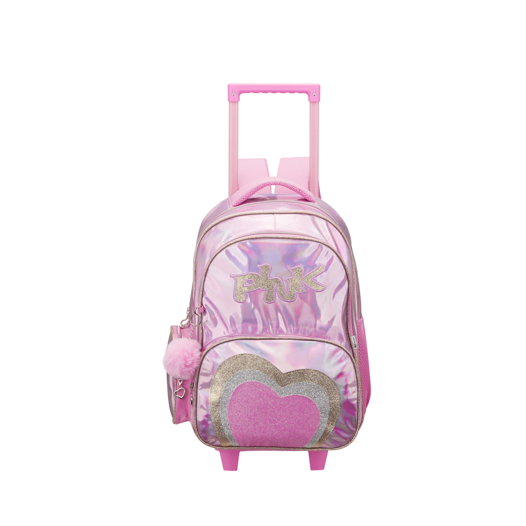 Quest Mirror-Glitz Trolley Backpack Pink