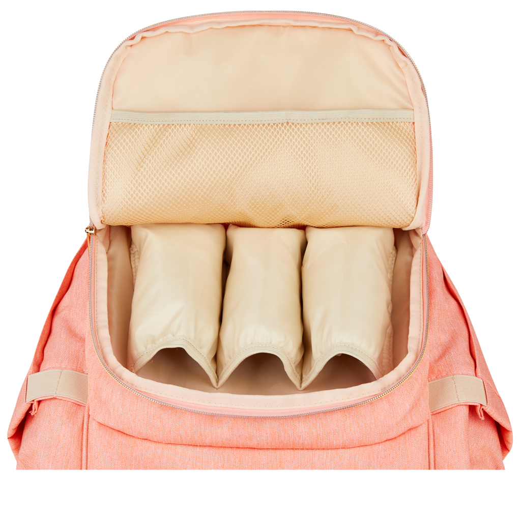 Totes Babe Alma 18L Diaper Backpack Peach