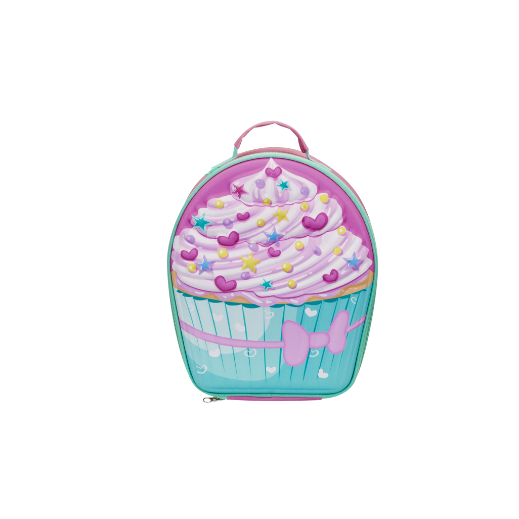 Quest Cupcake 3D EVA Lunch Bag Pink
