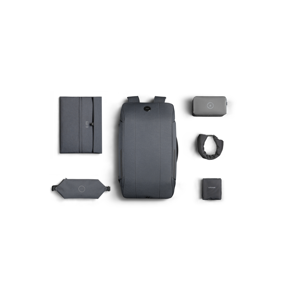 Kingsons Kincase Tripper 5 Pc Travel Set Grey