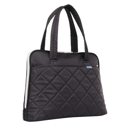 Kingsons 15.6 inch black shoulder laptop bag - Ladies in fashion