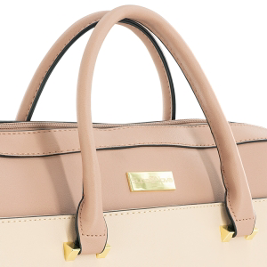 SupaNova Pompom Ladies Laptop Bag - Taupe