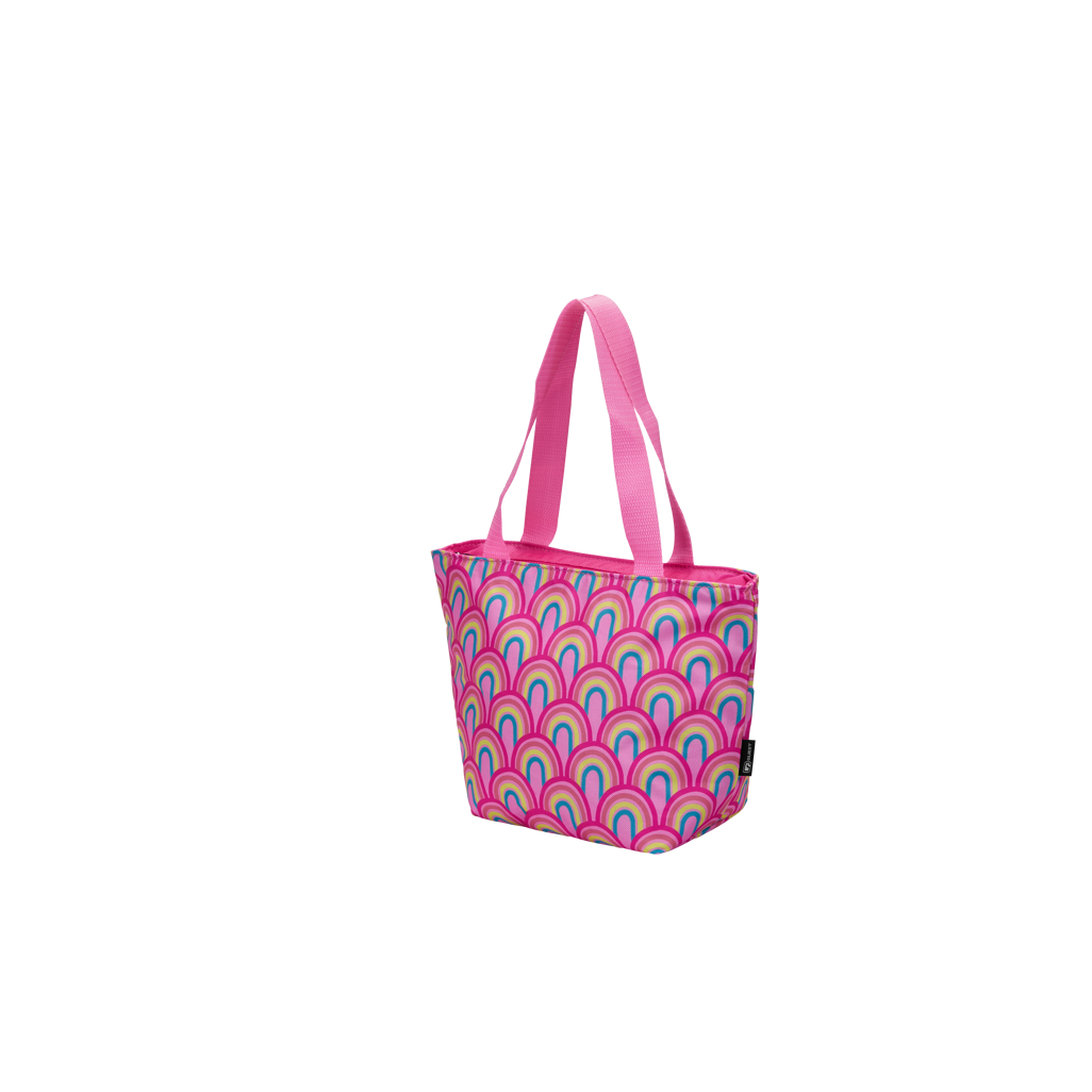 Quest Rainbow Value Lunch Bag Pink