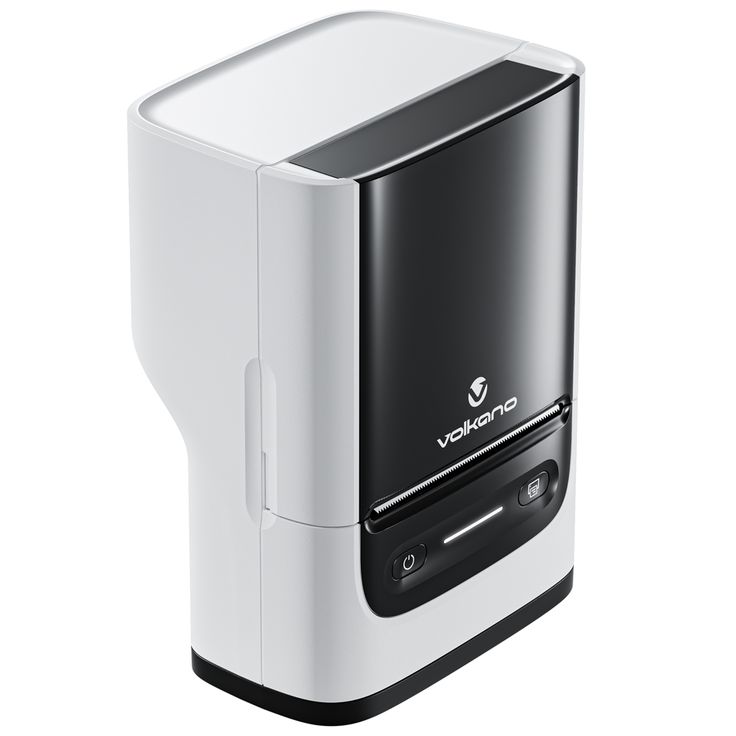 Volkano LabelPro Duo Series Thermal Dual Size Label Printer - Black and White