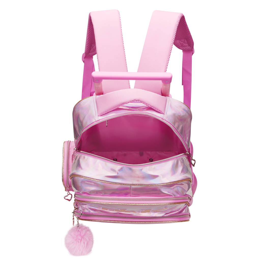 Quest Mirror-Glitz Trolley Backpack Pink