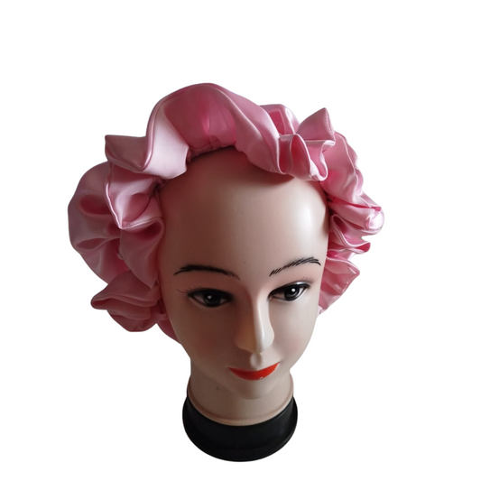 High quality Silk Hair Bonnet PINK