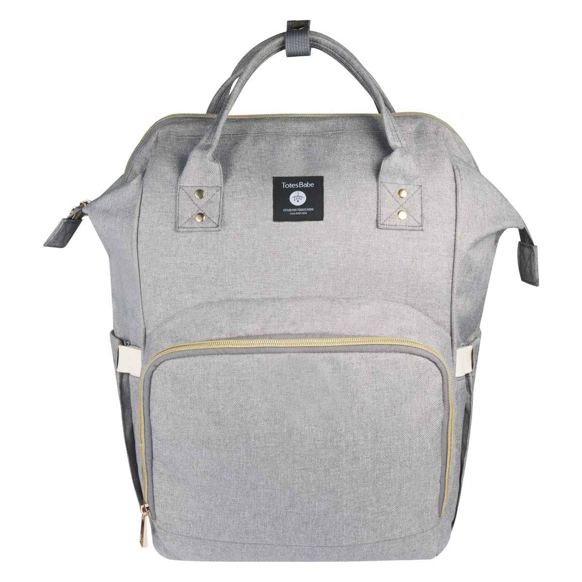 Totes Babe Alma 18L Diaper Backpack, Grey.