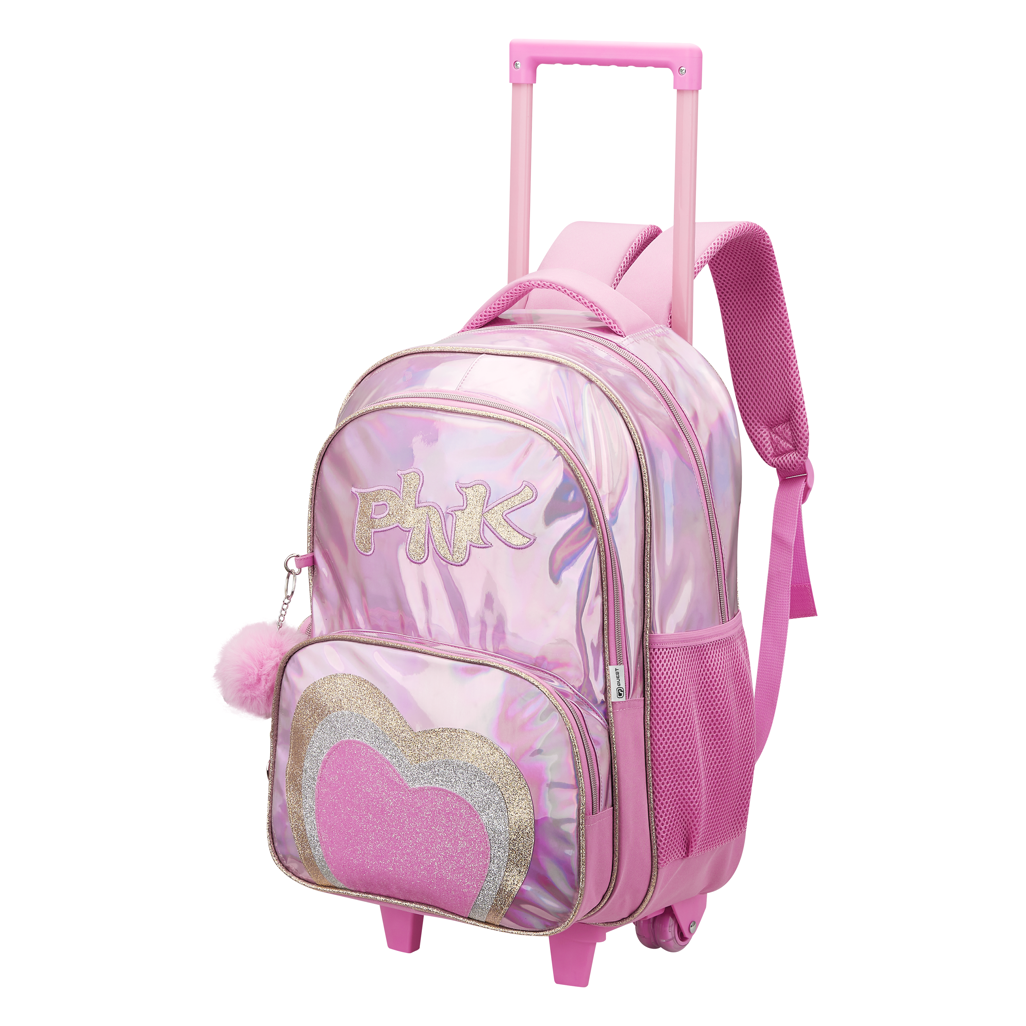 Quest Mirror-Glitz Trolley Backpack Pink