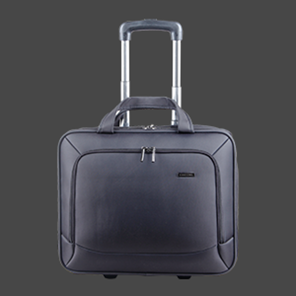 Kingsons Prime 15.6 inch Laptop Trolley bag Black