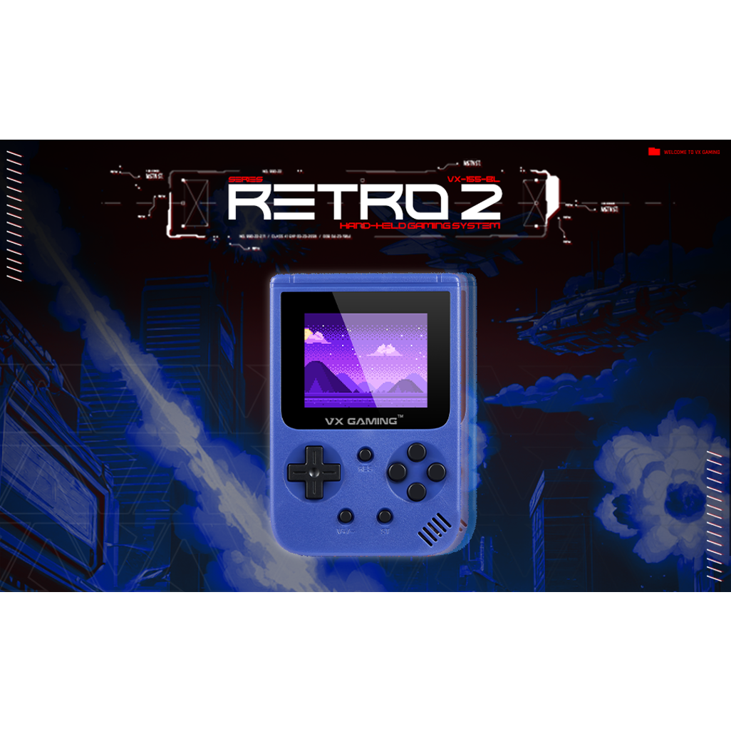 HomeHandheld DevicesVX Gaming Retro2.0 Series Arcade Gaming Machine 500-in-1, Hand Held Gaming System VX Gaming Retro2.0 Series Arcade Gaming Machine 500-in-1, Hand Held Gaming System