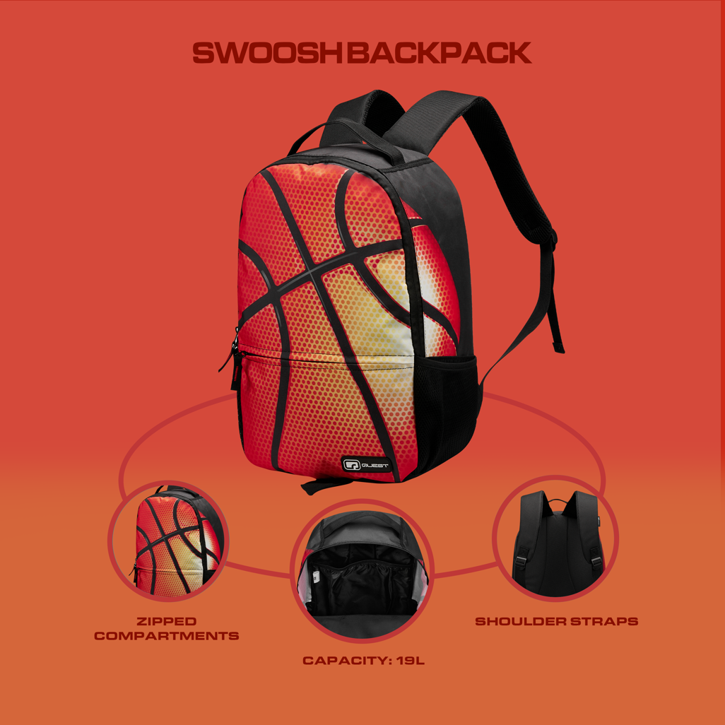 Quest Swoosh Backpack Black