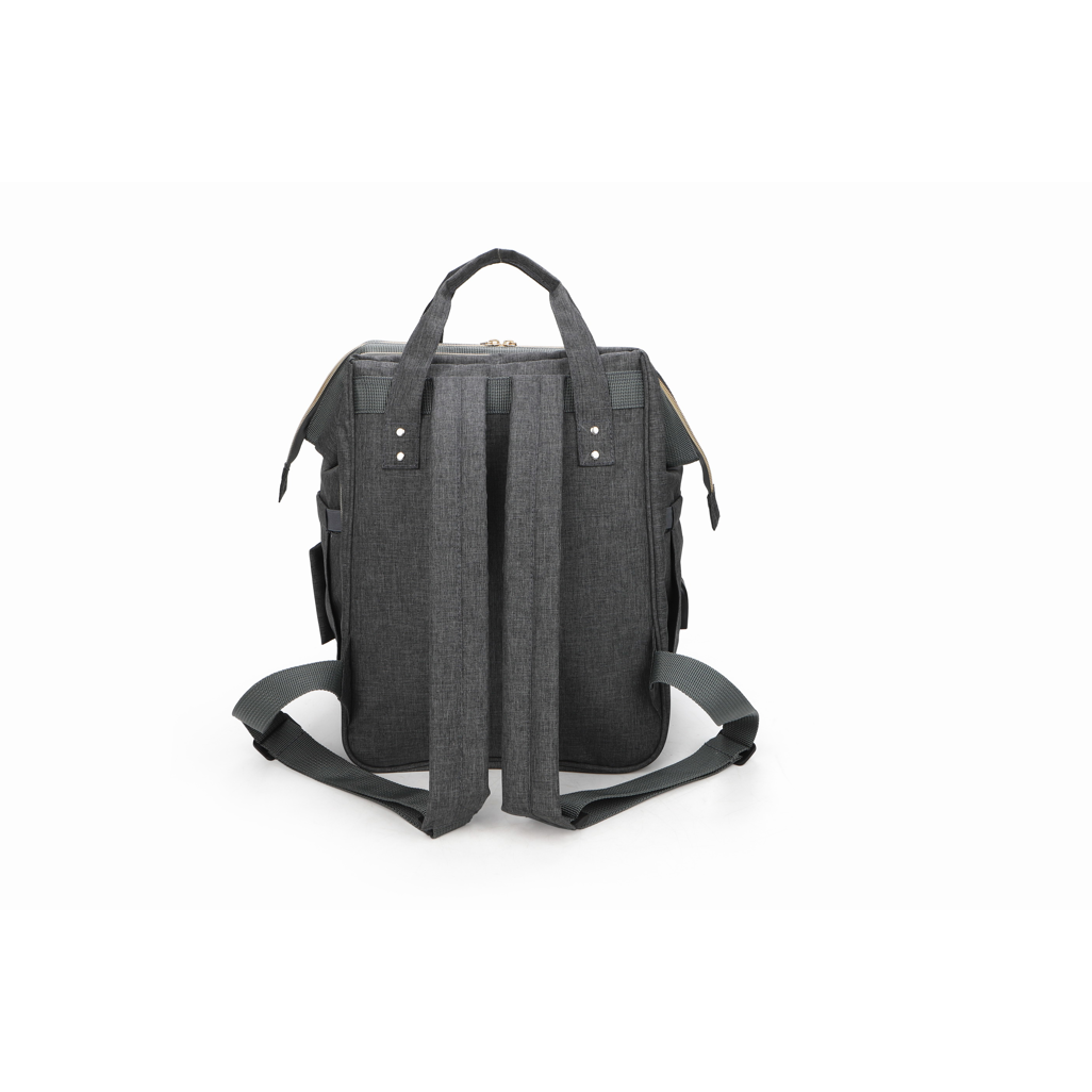Totes Babe Alma Convertible Diaper Backpack Dark Grey