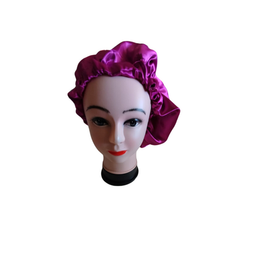 High quality Silk Hair Bonnet PURPLE