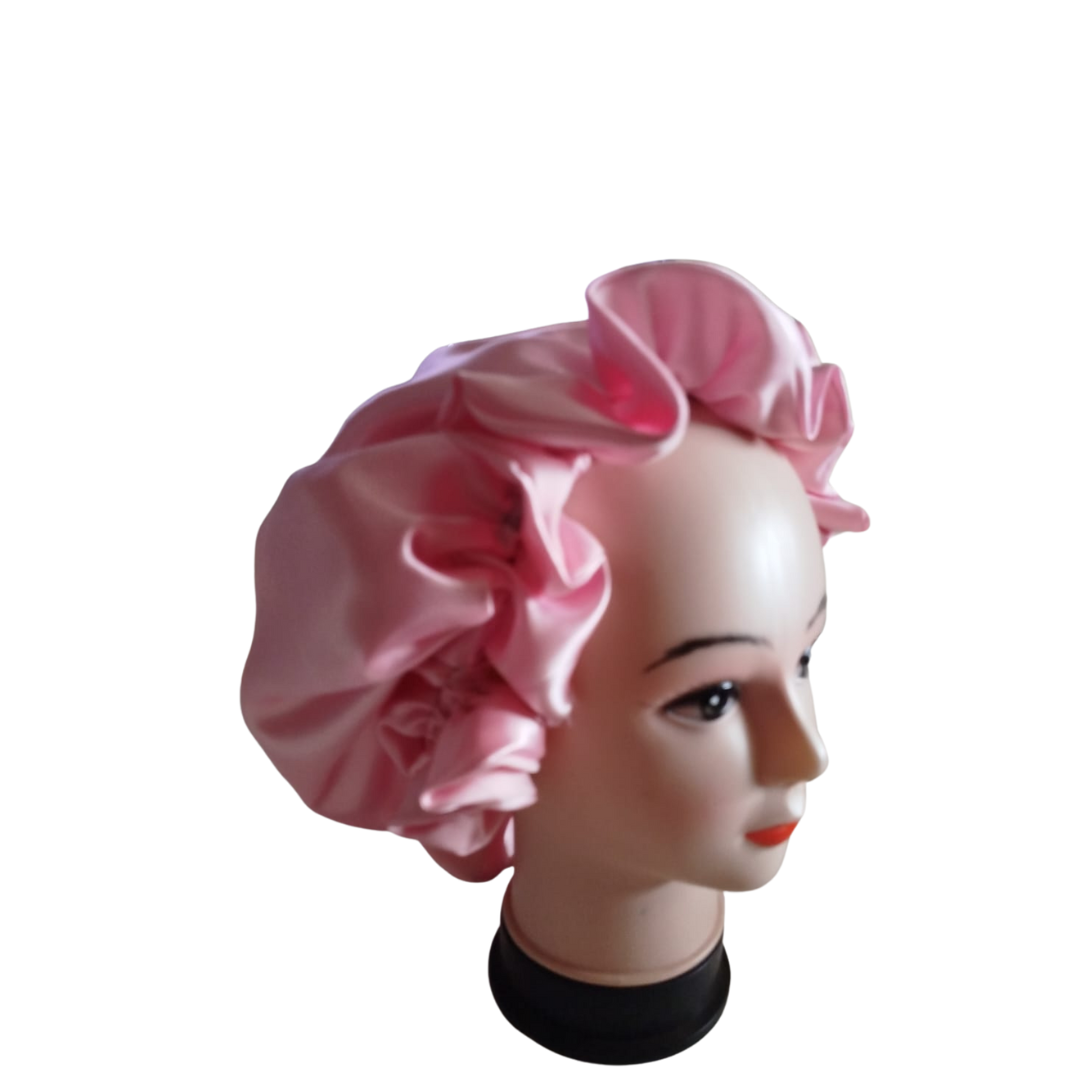 High quality Silk Hair Bonnet PINK