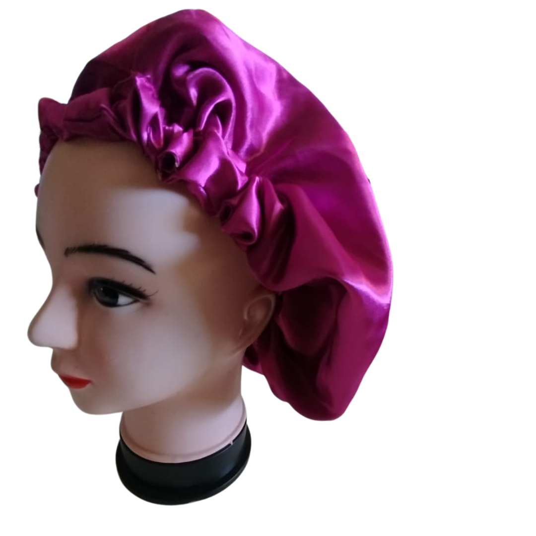 High quality Silk Hair Bonnet PURPLE