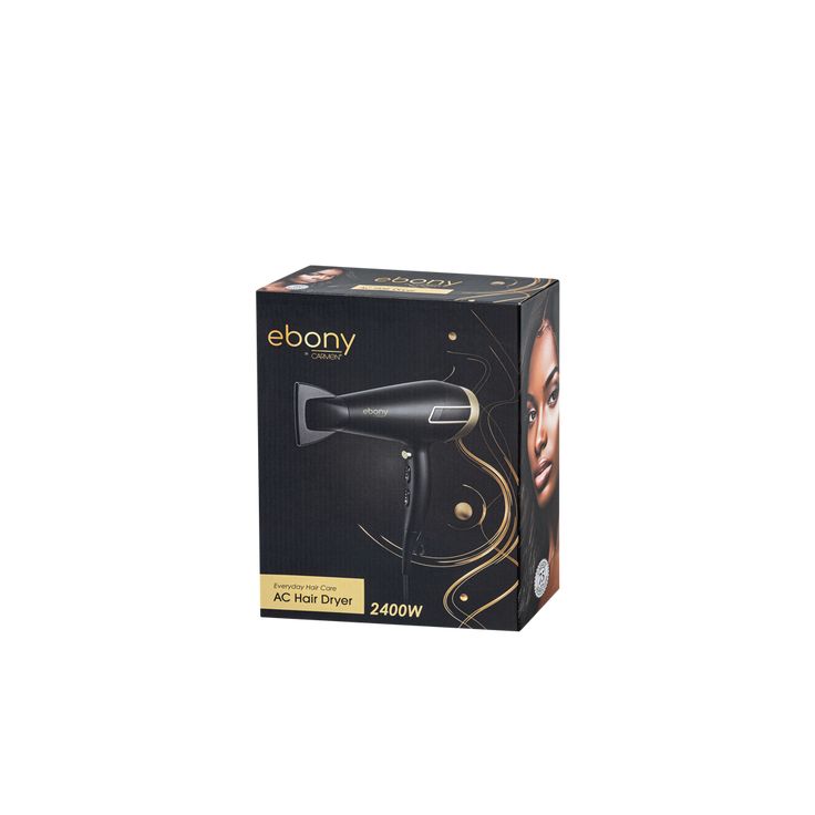 Carmen Ebony AC Hair Dryer
