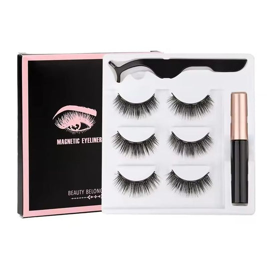 Magnetic Eyelashes 3D Mink Eyelashes Magnetic Eyeliner Magnetic 3D