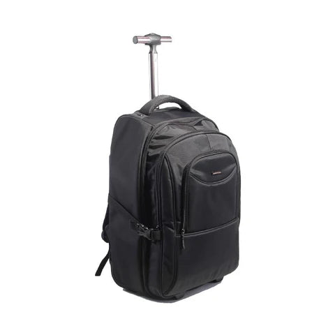Kingsons Prime 15.6 inch Laptop Trolley Backpack Black