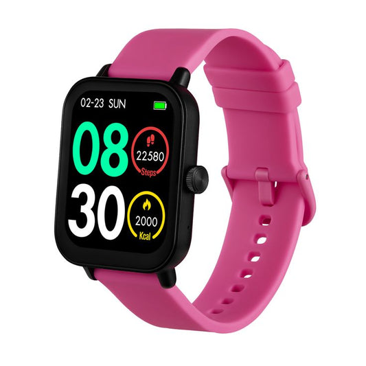 Volkano Chroma Series Smartwatch with pink strap