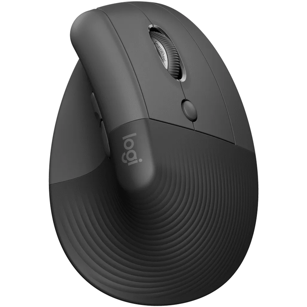Logitech Lift Vertical Ergonomic Mouse - Graphite