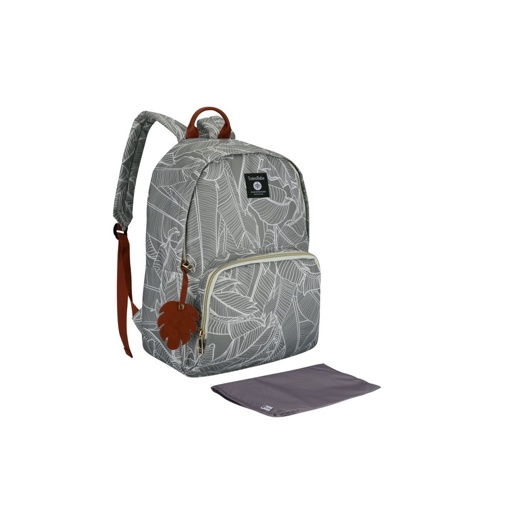 Totes Babe Selva Diaper Backpack Botanical Sage