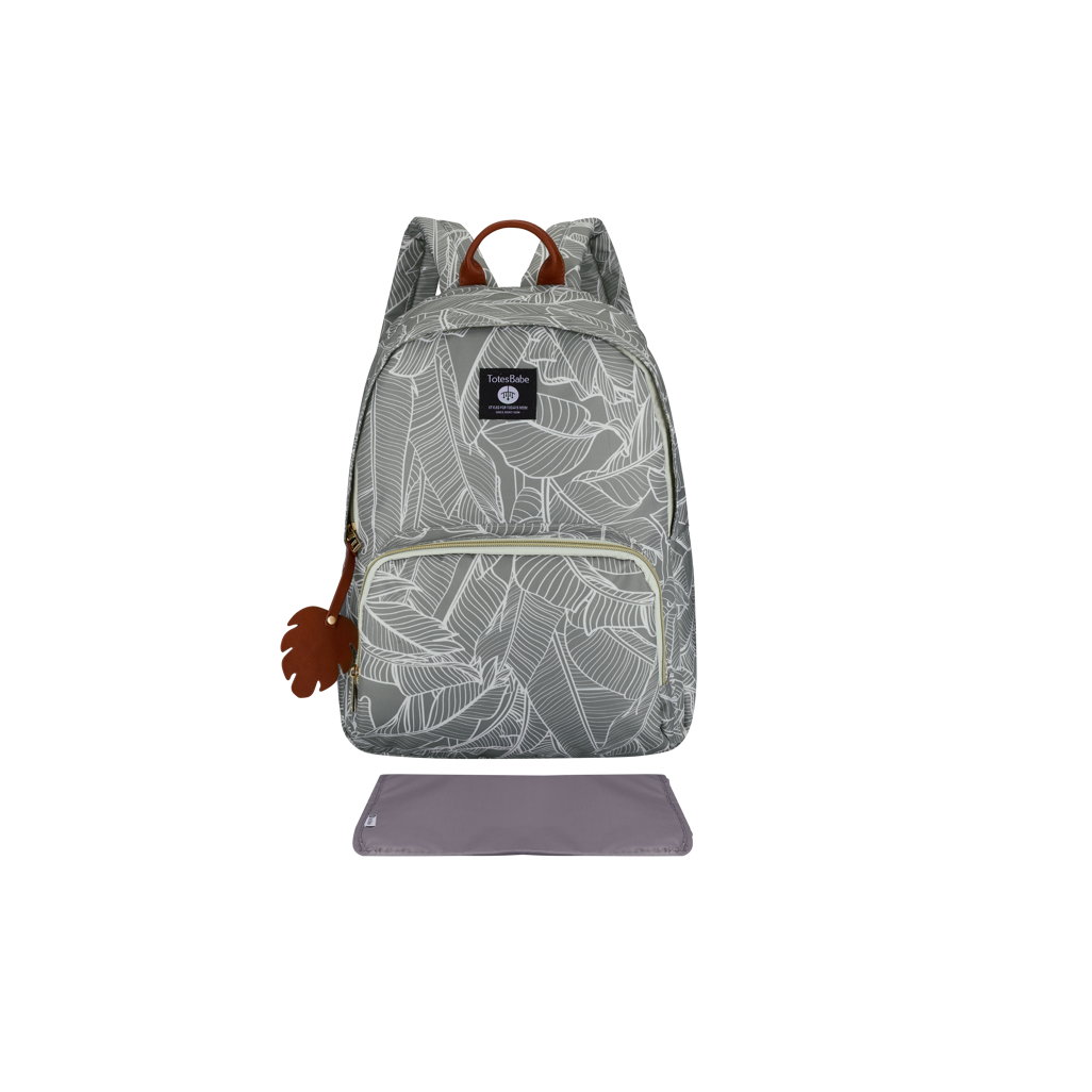 Totes Babe Selva Diaper Backpack Botanical Sage