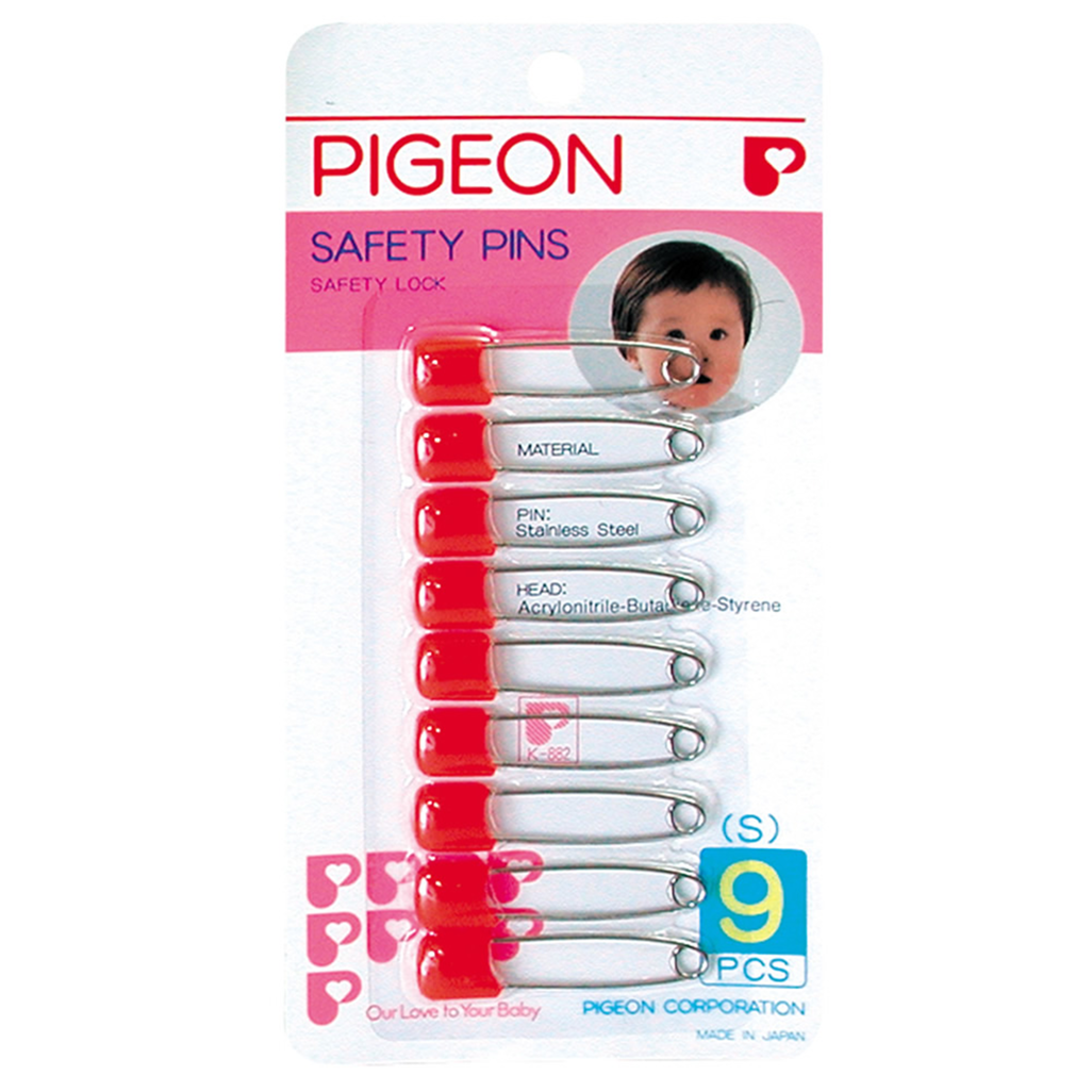 Pigeon - SAFETY PIN (S) 9 PCS/CARD