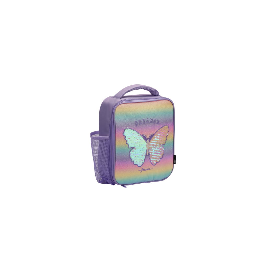 Quest Butterfly Deluxe Lunch Cooler Purple