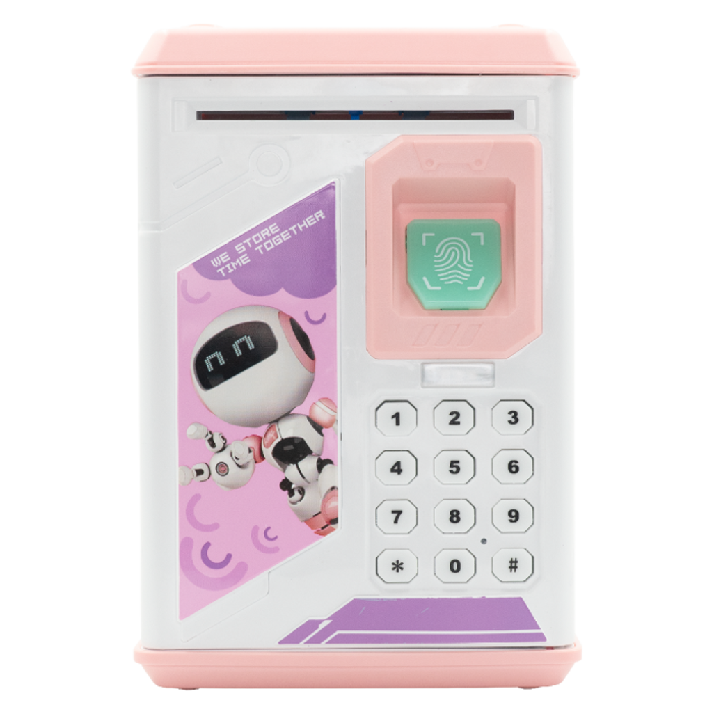 Volkano Kids Robo Vault series Kids Money Saving Vault - Pink