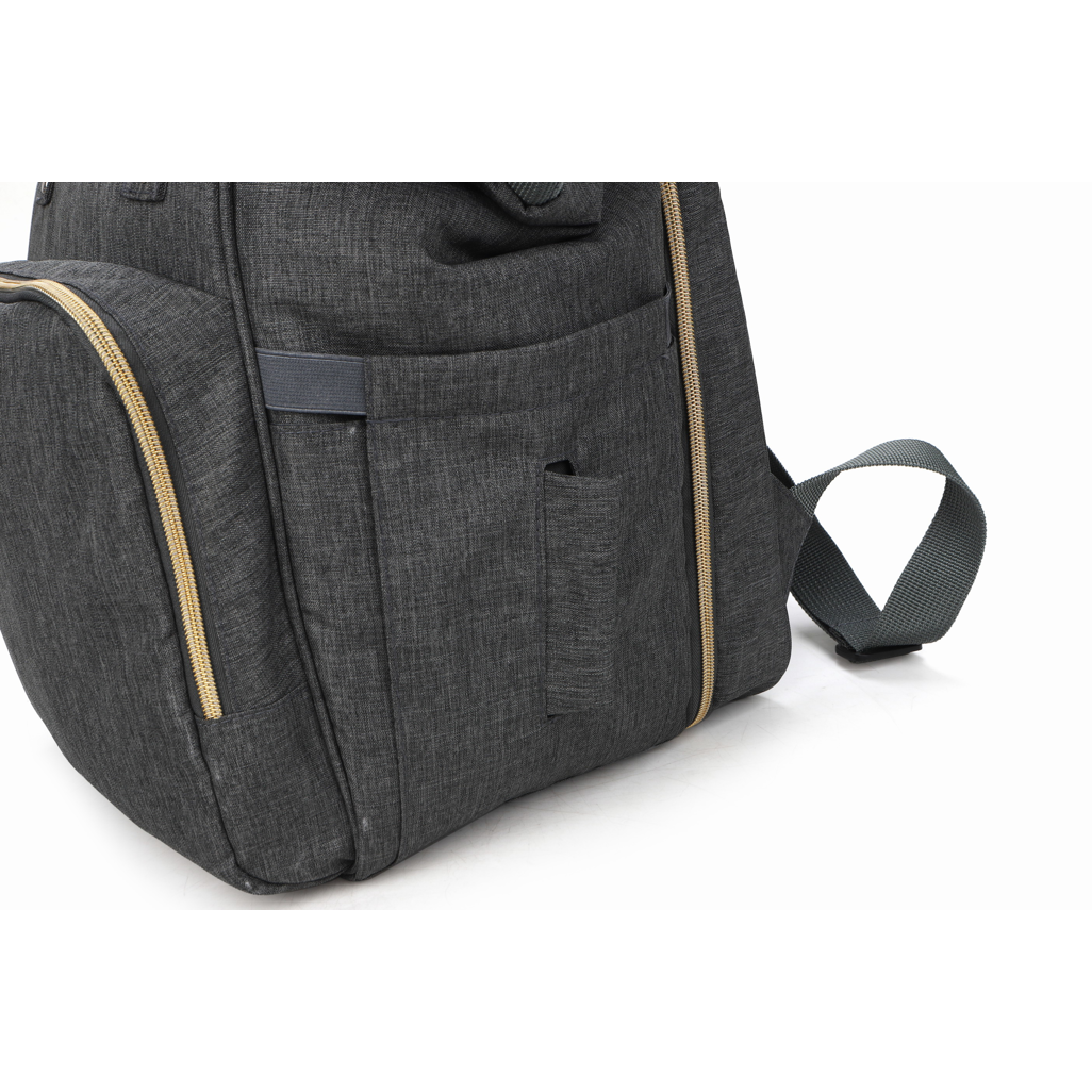 Totes Babe Alma Convertible Diaper Backpack Dark Grey