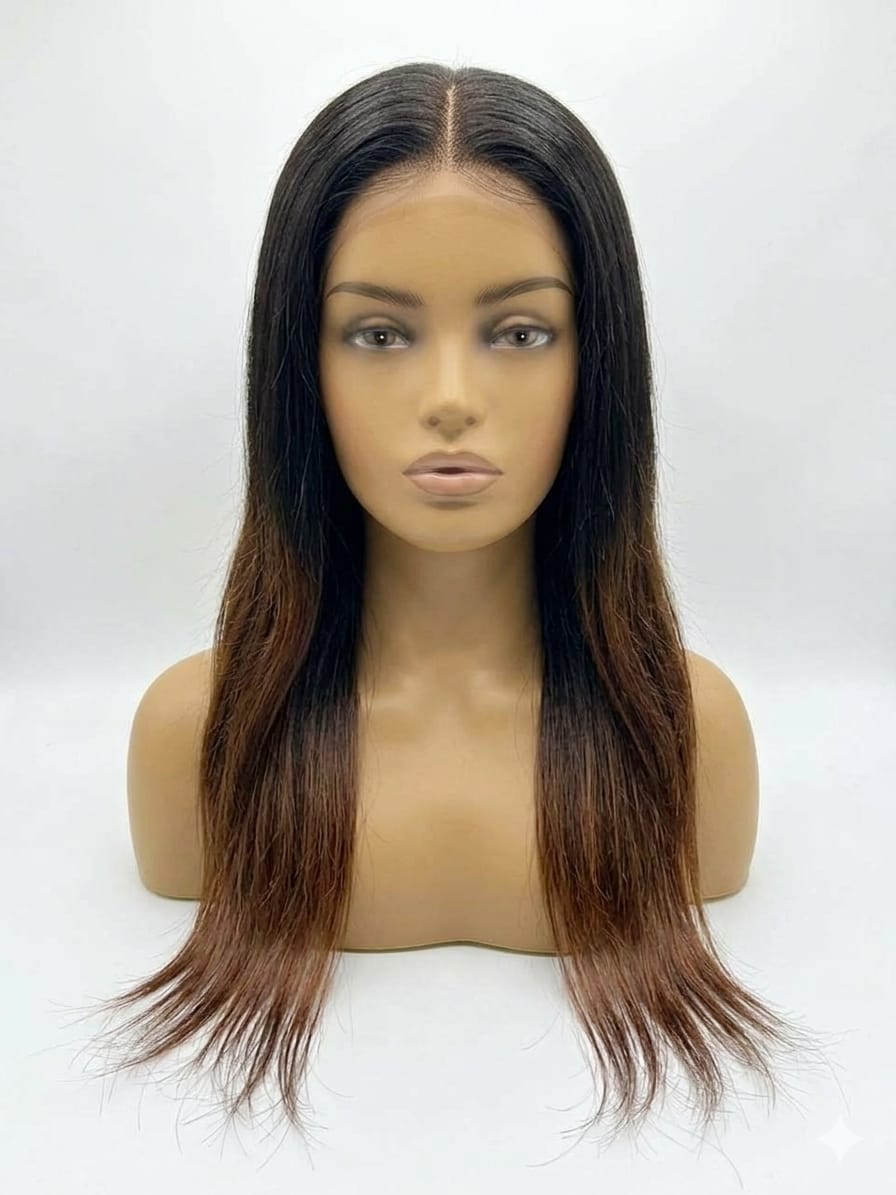 Brazilian  straight lace frontal glue less 22 inch